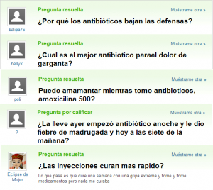 preguntas antibioticos